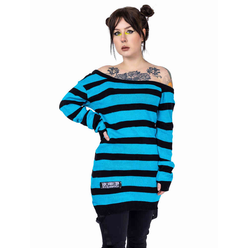 Poizen Industries - CAMDEN Jumper - Blue/Black